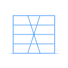 Furniture Bookcases Needwant Shelving Wide Outline Svg File, Free Vectors File